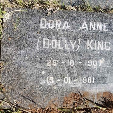 KING Dora Anne 1907-1981