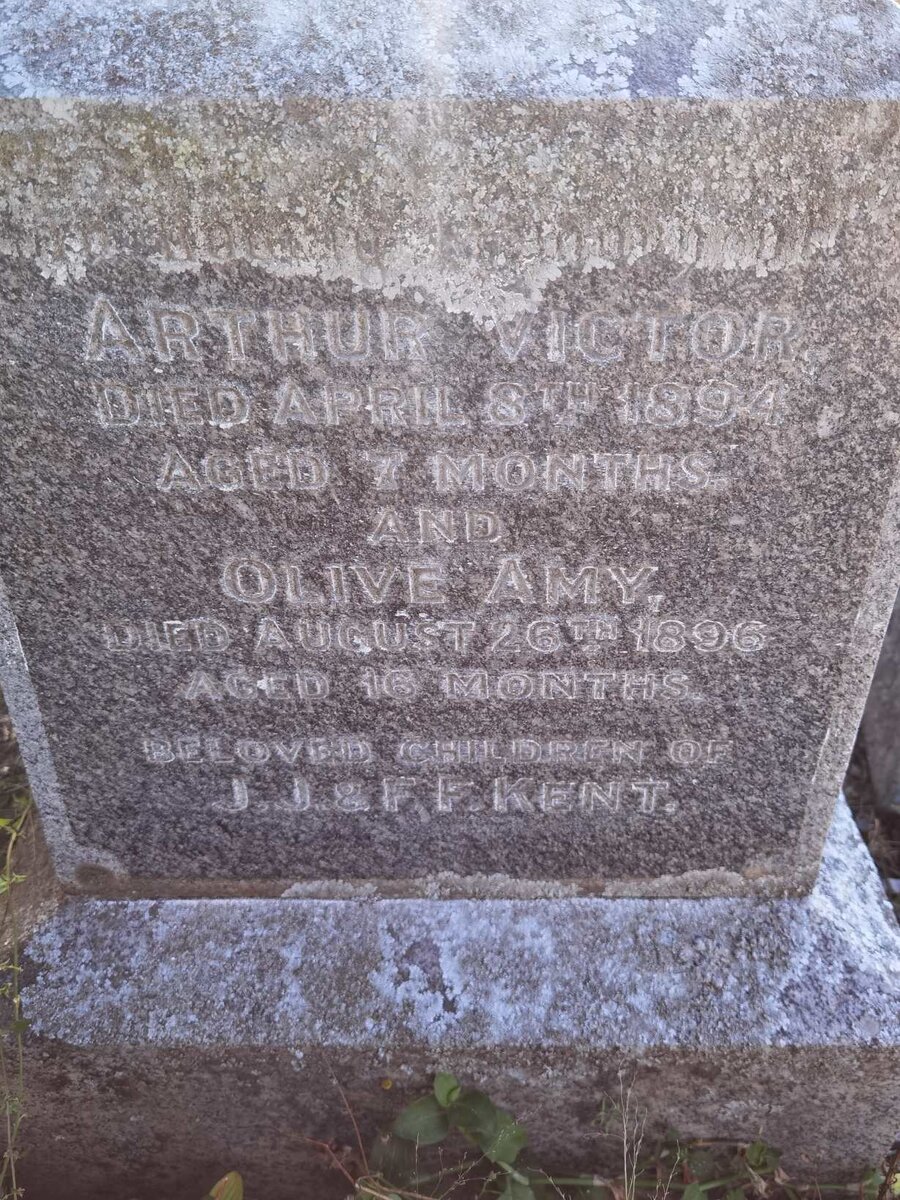 KENT Arthur Victor -1894 :: KENT Olive Amy -1896