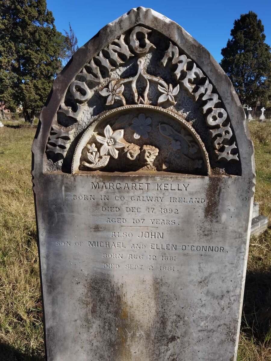 KELLY Margaret -1892 :: O’CONNOR John 1881-1881