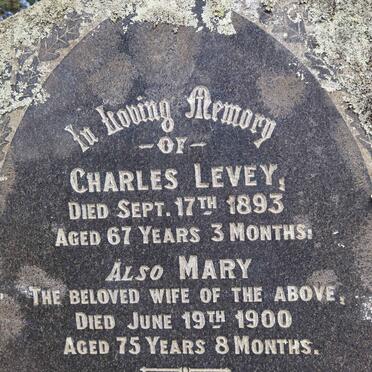 LEVEY Charles -1893 &amp; Mary -1900
