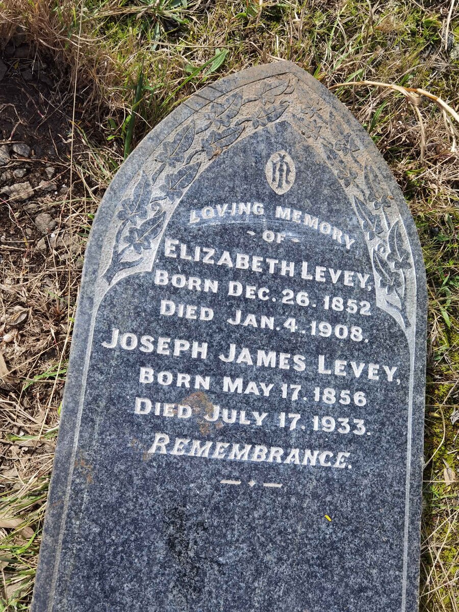 LEVEY Joseph James 1856-1933 &amp; Elizabeth 1852-1908