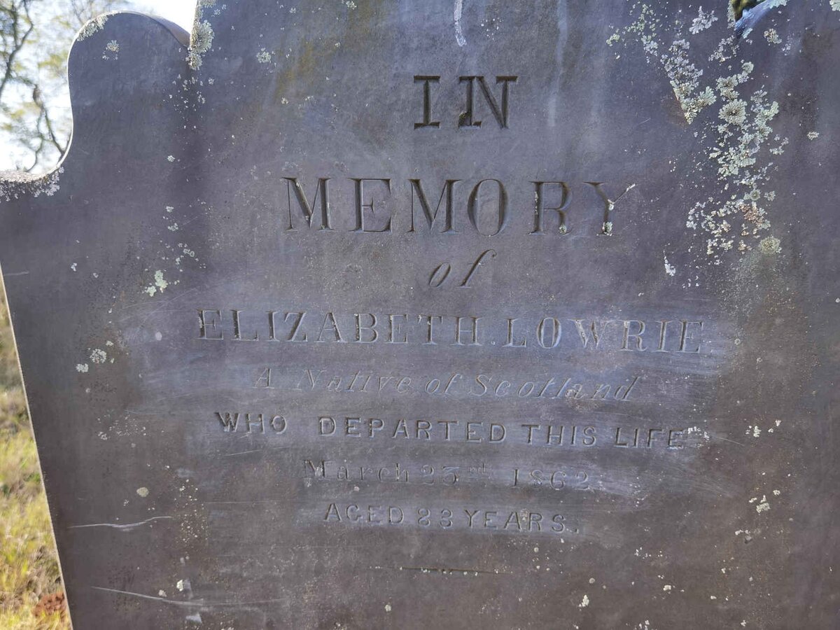 LOWRIE Elizabeth -1862