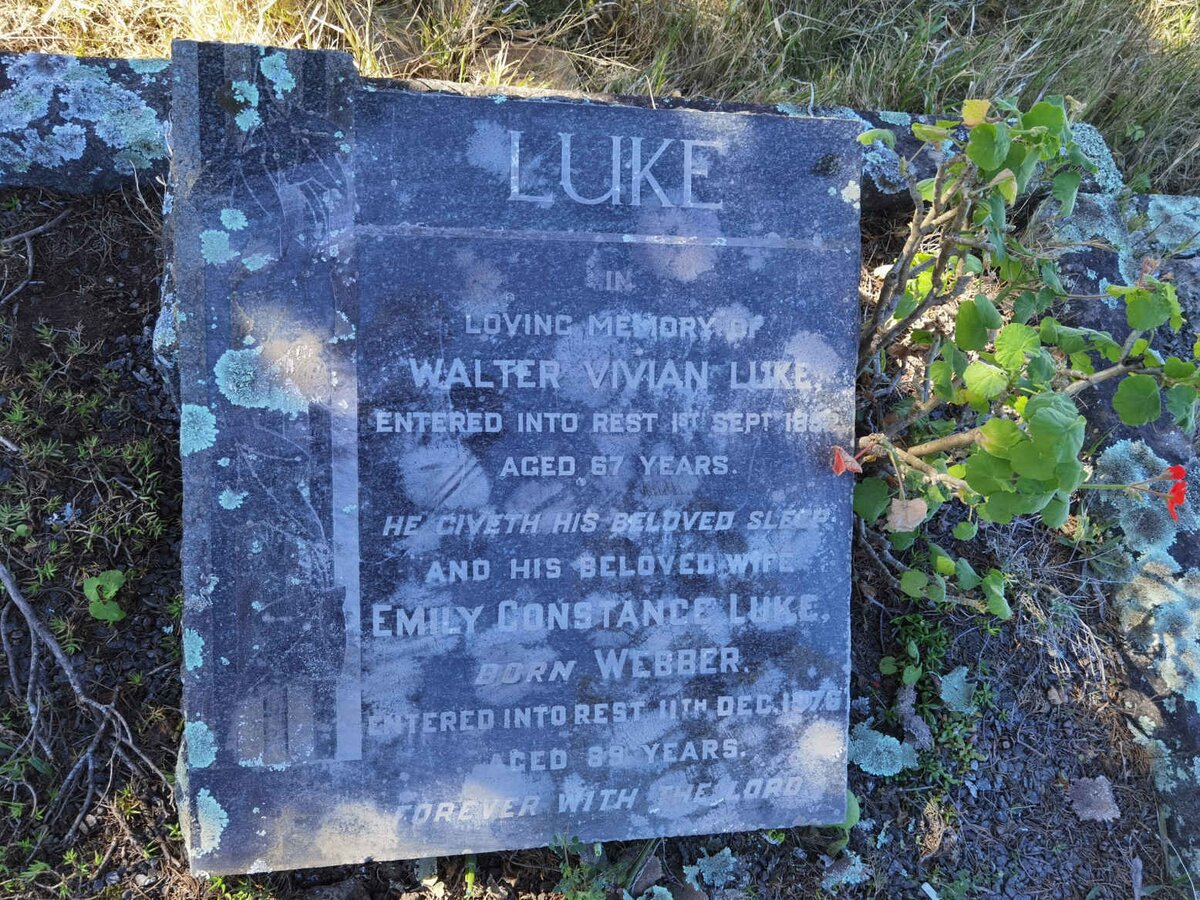 LUKE Walter Vivian -1952 &amp; Emily Constance WEBBER -1976