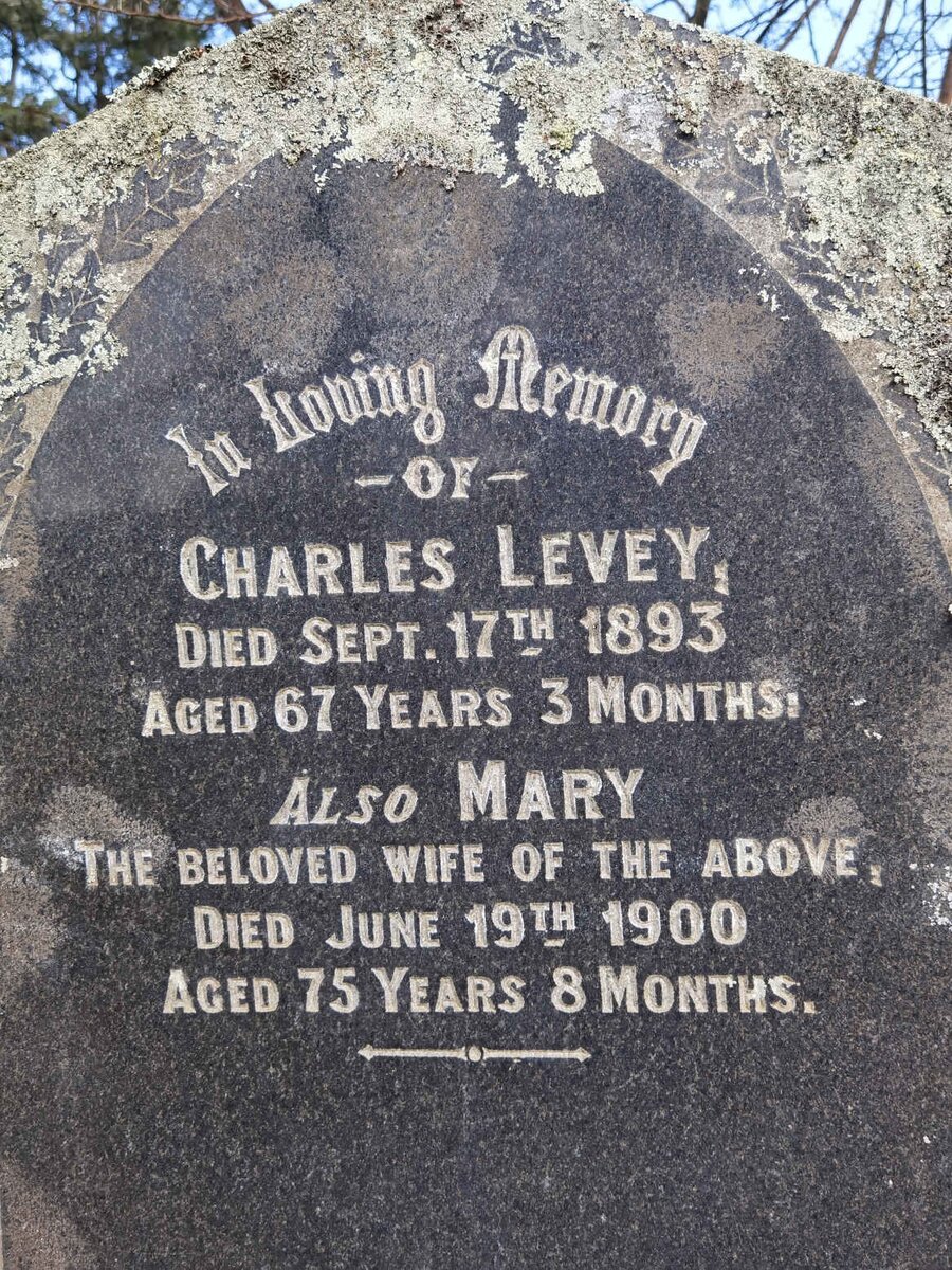 LEVEY Charles -1893 &amp; Mary -1900