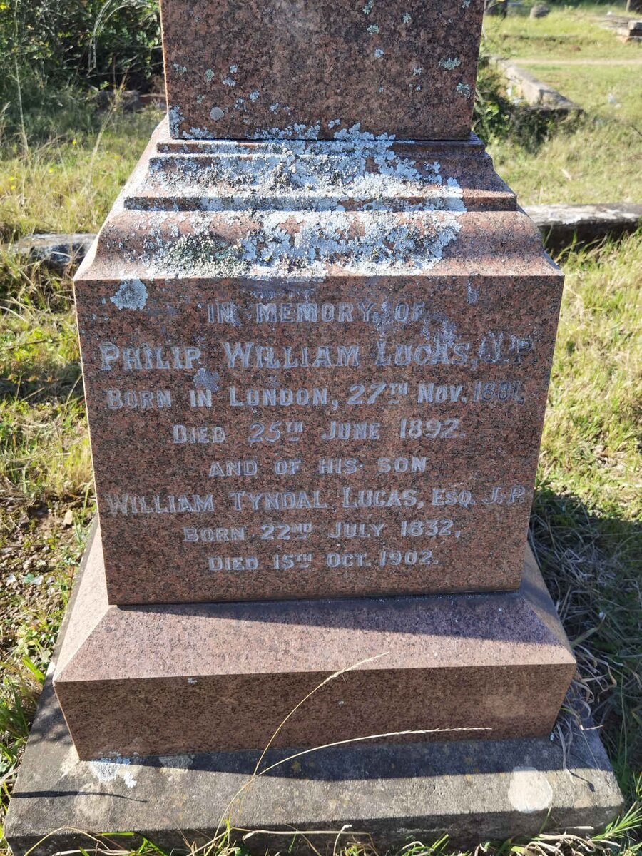 LUCAS Philip William 1801-1892 :: LUCAS William Tyndal 1832-1902