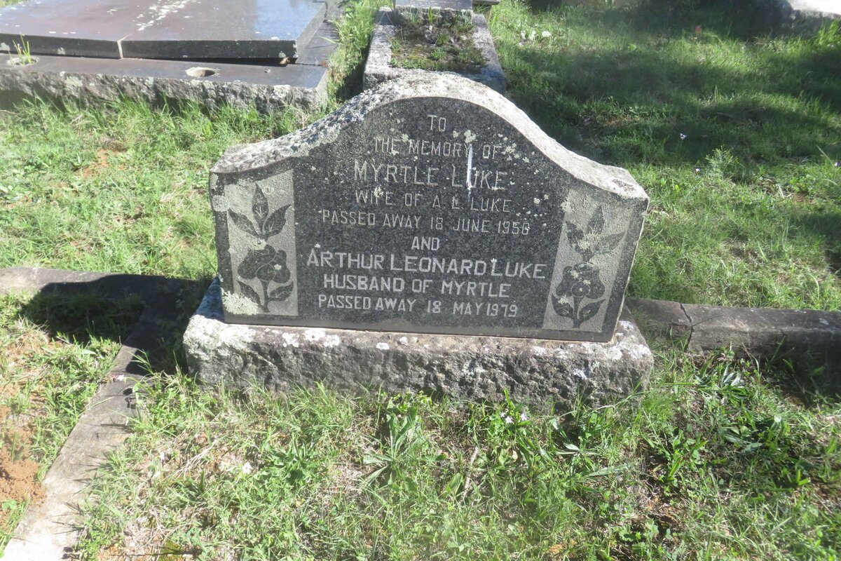 LUKE Arthur Leonard -1979 &amp; Myrtle -1956