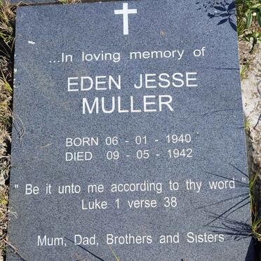 MULLER Eden Jesse 1940-1942