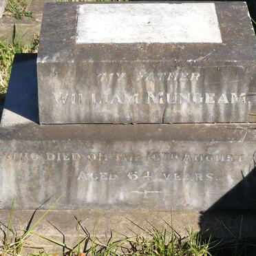 MUNGEAM William -1922