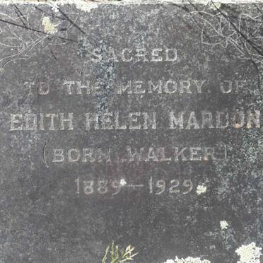 MARDON Edith Helen nee WALKER 1889-1929