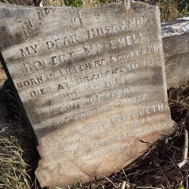 MITCHELL Robert -1915 &amp; Elizabeth 1845-1922