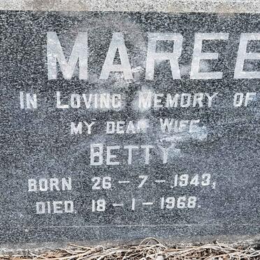 MAREE Betty 1943-1968