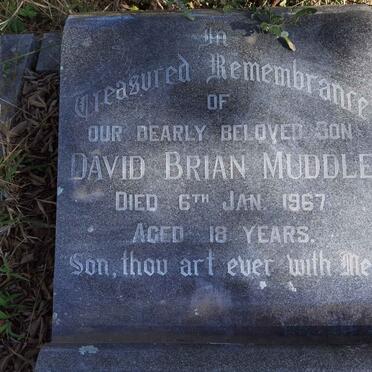MUDDLE David Brian -1967