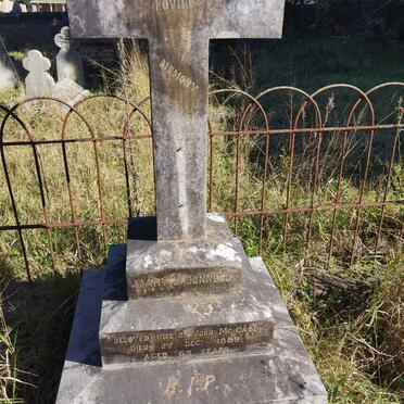 McCABE Mary J. Connell -1889