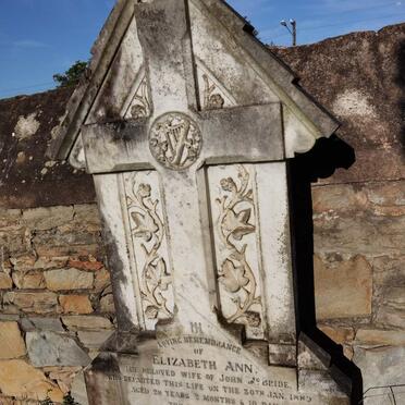 McBRIDE Elizabeth Ann -1889