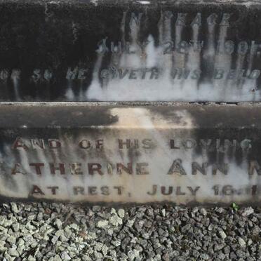 MINTO T.E. -1901 &amp; Catherine Ann -1926