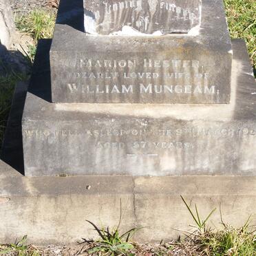 MUNGEAM Marion Hester -1920