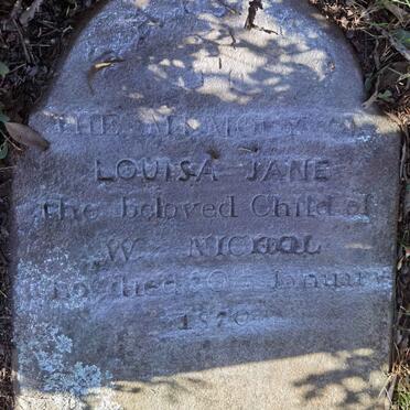 NICHOL Louisa Jane -1870