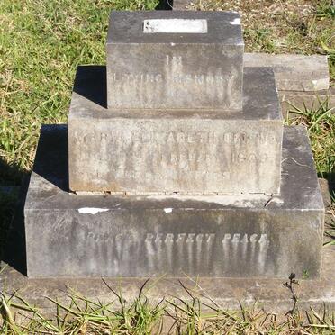 OGILVIE Maria Elizabeth -1909