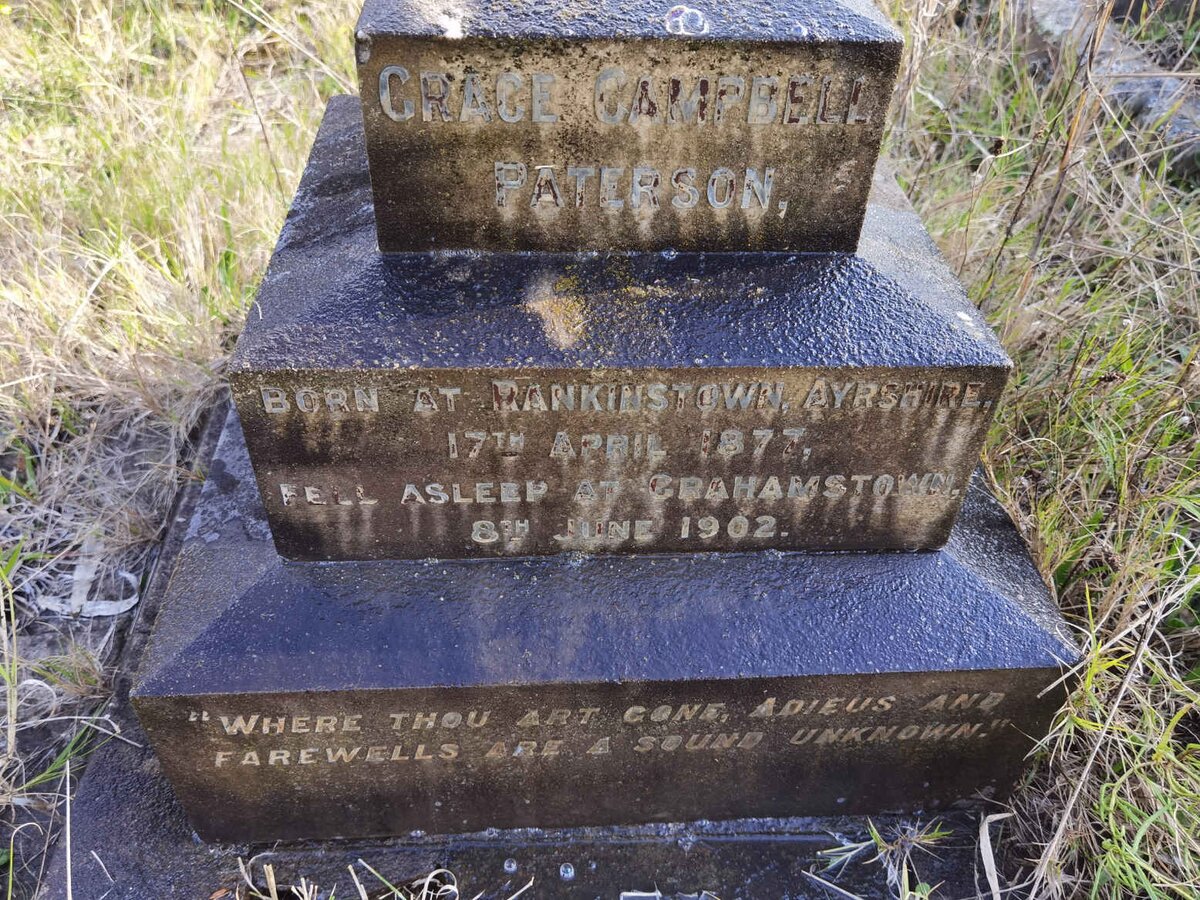 PATERSON Grace nee CAMPBELL 1877-1902
