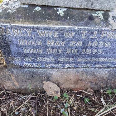 PRATT Nancy 1820-1893