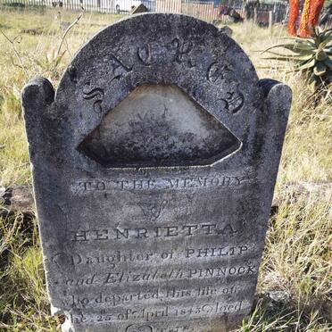 PINNOCK Henrietta -1843