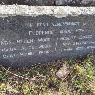 PIKE Florence Maud :: WOOD Ada Helen :: WOOD Hilda Alice :: WOOD Olive Muriel :: WOOD Hubert Samuel :: WOOD May Evelyn :: WOOD Lilian Rose