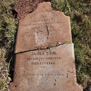 QUIN James -1876 &amp; Margaret -1873