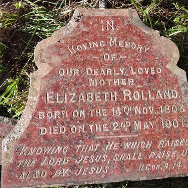 ROLLAND Elizabeth 1803-1901
