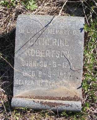 ROBERTSON Catherine 1911-1927