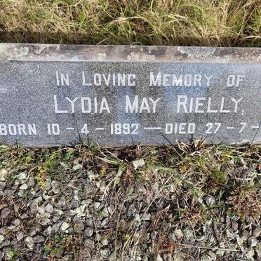 RIELLY Lydia May 1892-1973
