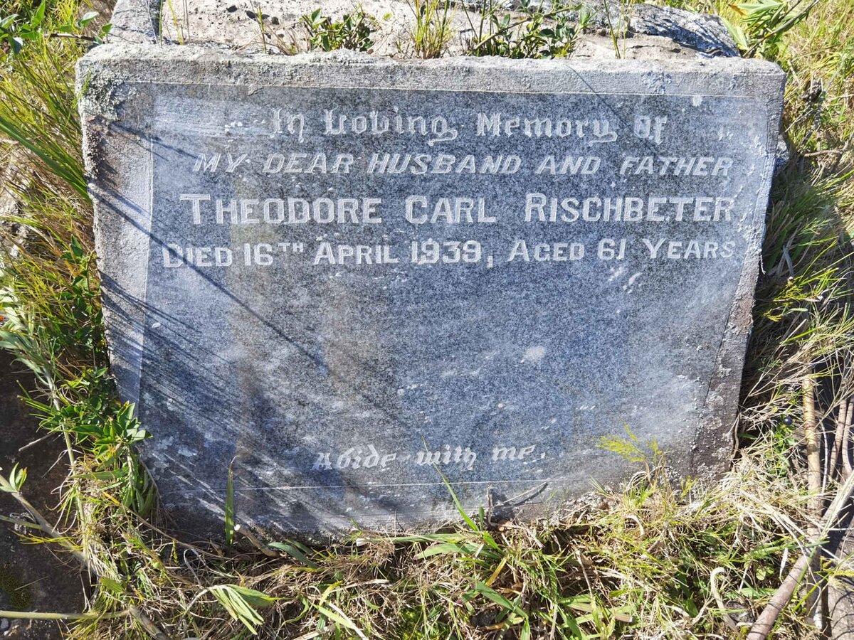 RISCHBETER Theodore Carl -1939