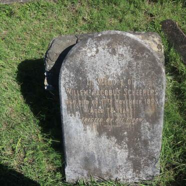 SCHEEPERS Willem Jacobus -1893