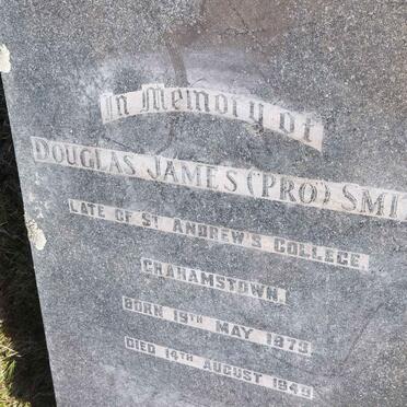 SMITH Douglas James 1873-1949