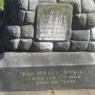 SWAILES Moses -1906 &amp; Jane WODEHOUSE -1896