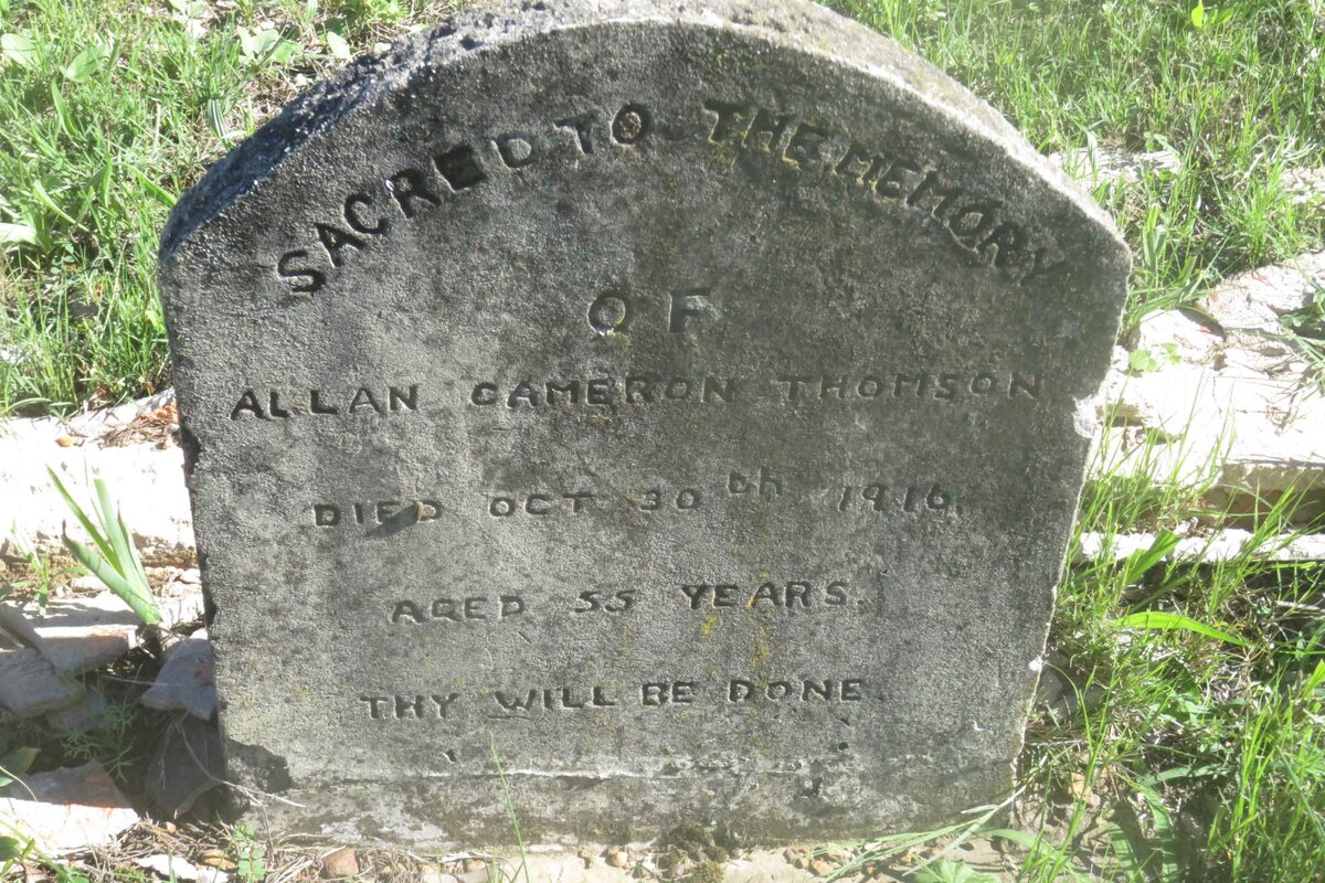 THOMSON Allan Cameron -1916