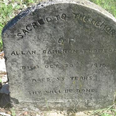 THOMSON Allan Cameron -1916