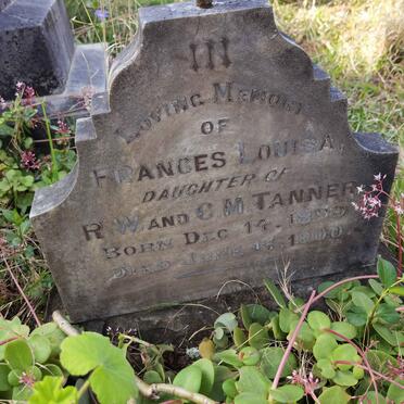 TANNER Frances Louisa 1899-1900