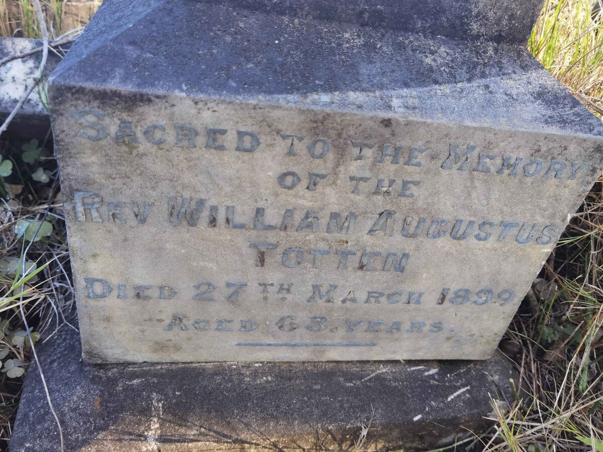 TOTTEN William Augustus -1899