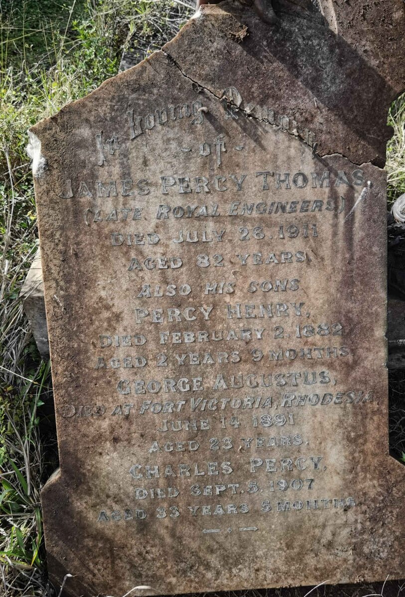THOMAS James Percy -1911 :: THOMAS Percy Henry -1882 :: THOMAS George Augustus -1891 :: THOMAS Charles Percy -1907