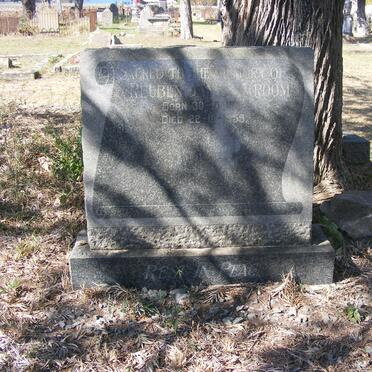 VROOM Reuben James 1892-1959