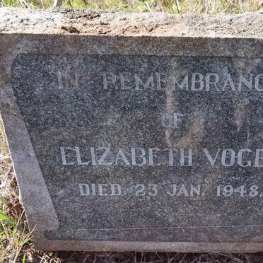 VOGES Elizabeth -1948