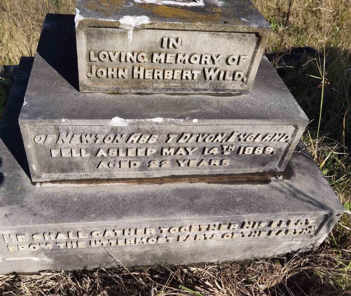 WILD John Herbert -1889