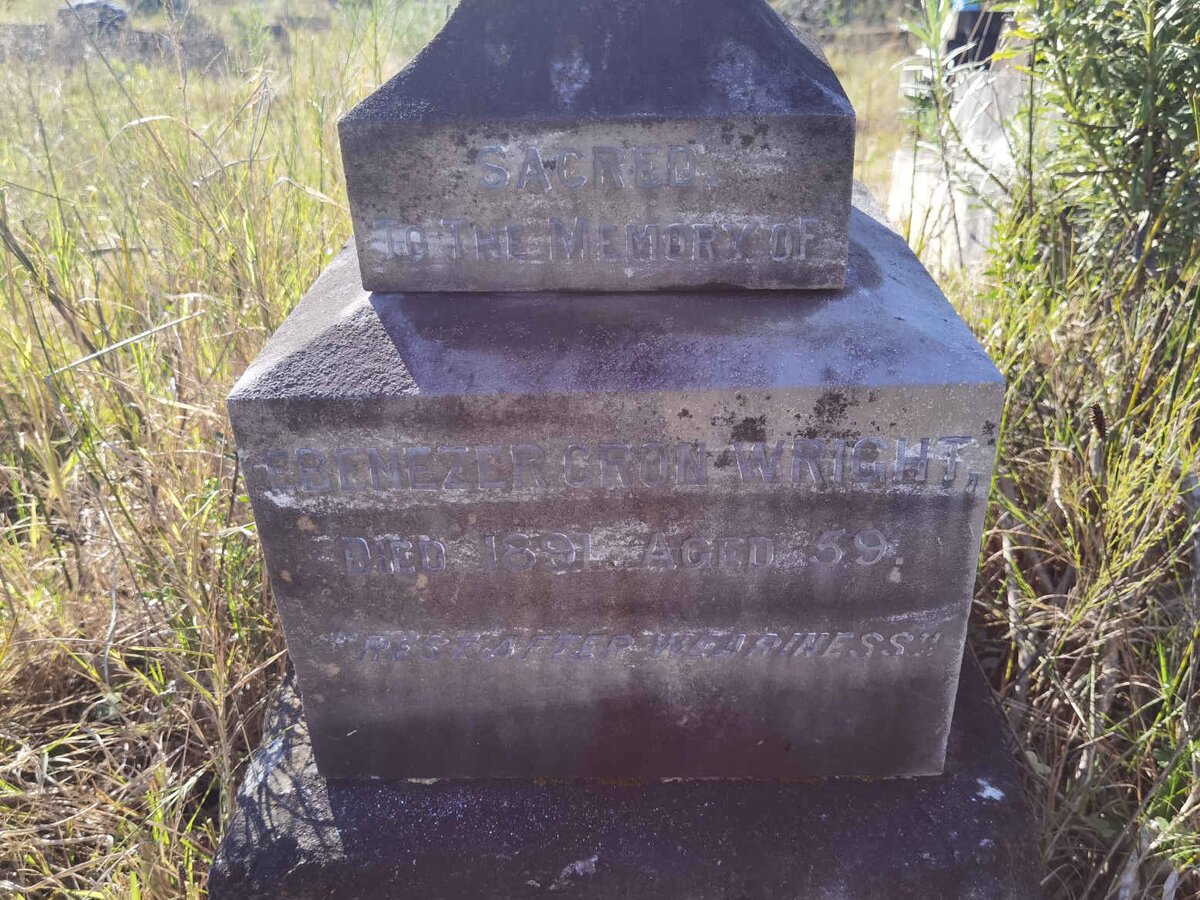 WRIGHT Ebenezer Cron - 1891