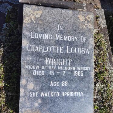 WRIGHT Charlotte Louisa -1965