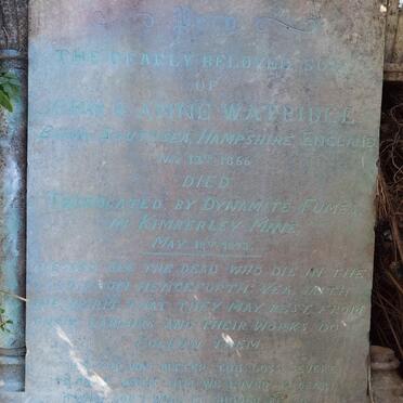 WATRIDGE Pery 1866-1893