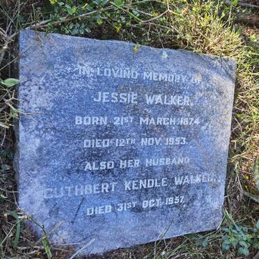 WALKER Cuthbert Kendle -1957 &amp; Jessie 1874-1953