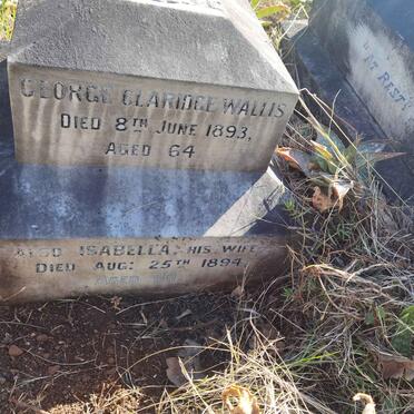 WALLIS George Claridge -1893 &amp; Isabella -1894