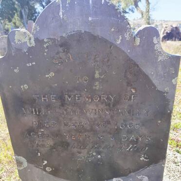 WINSTANLEY William H. -1866