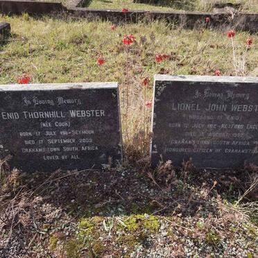 WEBSTER Lionel John 1912-1992 &amp; Enid Thornhill COOK 1911-2003