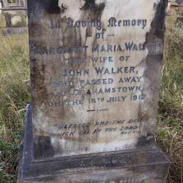 WALKER Margaret Maria -1912